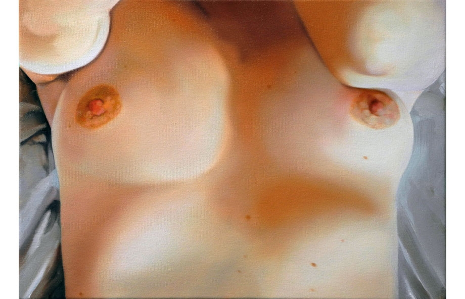 Martin Borowski, Nude 5, 2015, oil on canvas, 42 x 59 cm